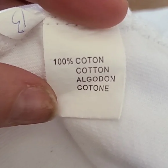 Vest Size Small/Medium White Distressed Denim Embellished Pink Butterflies Cute - Picture 7 of 7